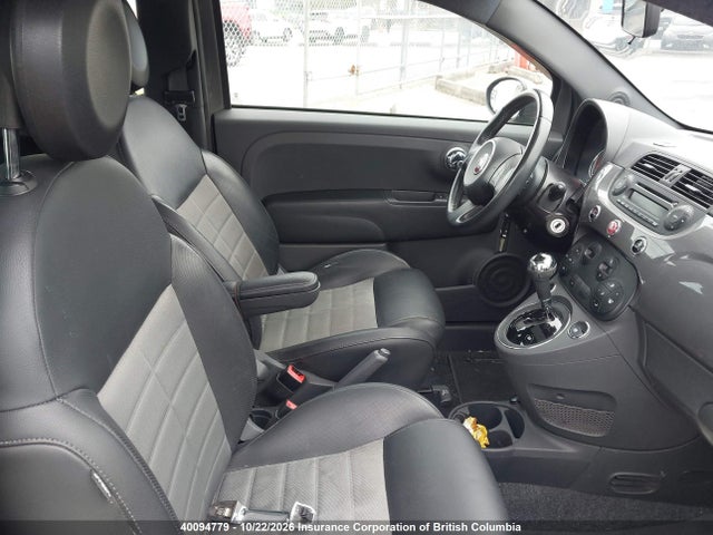 Продаж на аукціоні авто 2012 Fiat 500, vin: 3C3CFFBR6CT208566, номер лоту: 40094779