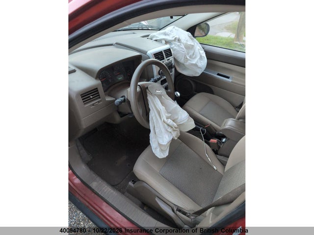 40094780 :رقم المزاد ، 1J8FT47W78D548092 vin ، 2008 Jeep Compass Sport مزاد بيع