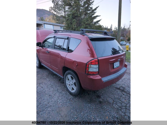 40094780 :رقم المزاد ، 1J8FT47W78D548092 vin ، 2008 Jeep Compass Sport مزاد بيع