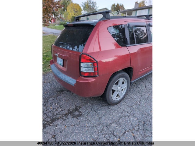 40094780 :رقم المزاد ، 1J8FT47W78D548092 vin ، 2008 Jeep Compass Sport مزاد بيع