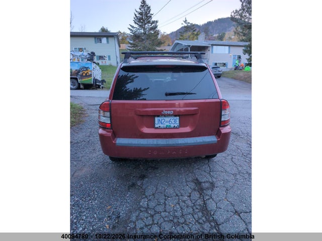 40094780 :رقم المزاد ، 1J8FT47W78D548092 vin ، 2008 Jeep Compass Sport مزاد بيع