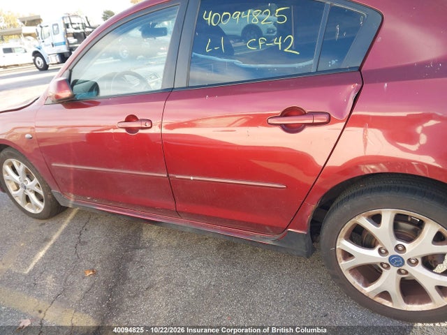 Aukcja sprzedaży 2008 Mazda Mazda3 Gt, vin: JM1BK323X81185160, numer aukcji: 40094825