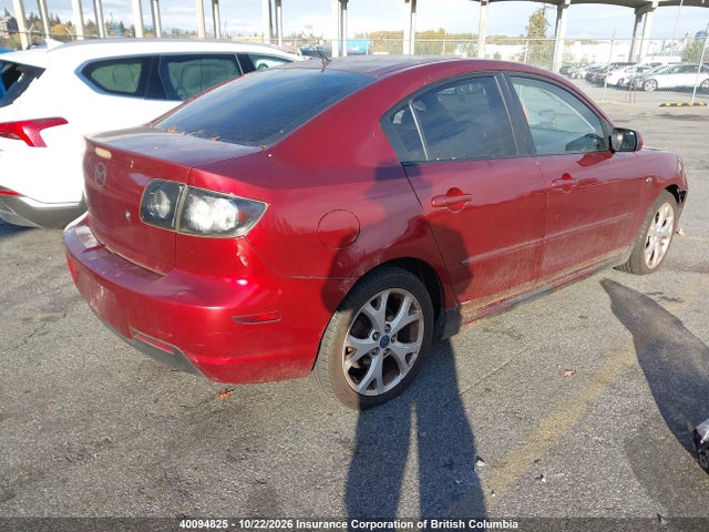 Aukcja sprzedaży 2008 Mazda Mazda3 Gt, vin: JM1BK323X81185160, numer aukcji: 40094825