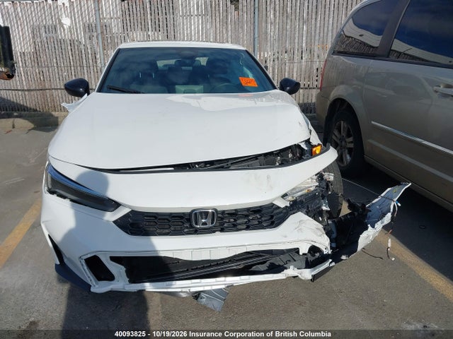 2026 Honda Civic Sport/sport Touring მანქანა იყიდება აუქციონზე, vin: 2HGFE4F86TH016110, აუქციონის ნომერი: 40093825