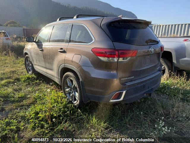 Aukcja sprzedaży 2019 Toyota Highlander Limited/ltd Platinum, vin: 5TDDZRFH2KS923959, numer aukcji: 40094873