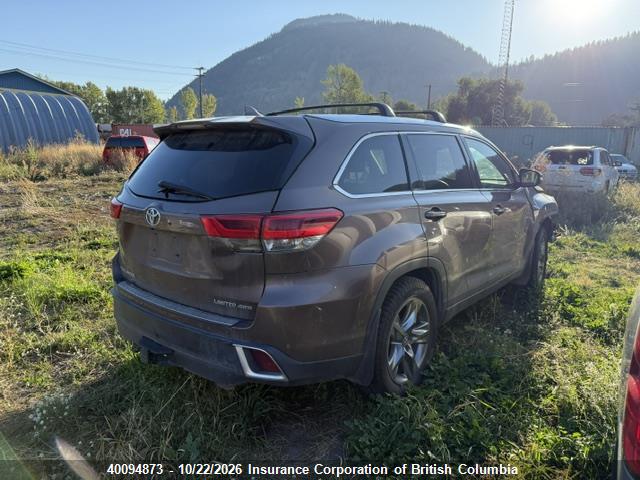 Aukcja sprzedaży 2019 Toyota Highlander Limited/ltd Platinum, vin: 5TDDZRFH2KS923959, numer aukcji: 40094873