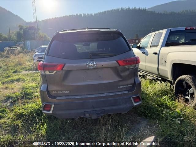 Aukcja sprzedaży 2019 Toyota Highlander Limited/ltd Platinum, vin: 5TDDZRFH2KS923959, numer aukcji: 40094873