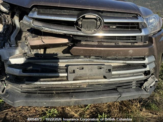 Aukcja sprzedaży 2019 Toyota Highlander Limited/ltd Platinum, vin: 5TDDZRFH2KS923959, numer aukcji: 40094873