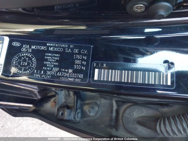 KIA Forte 2017 3KPFL4A70HE033748 Image 9