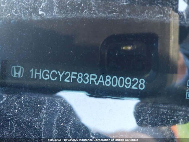 Продаж на аукціоні авто 2024 Honda Accord Touring Hybrid, vin: 1HGCY2F83RA800928, номер лоту: 40094963