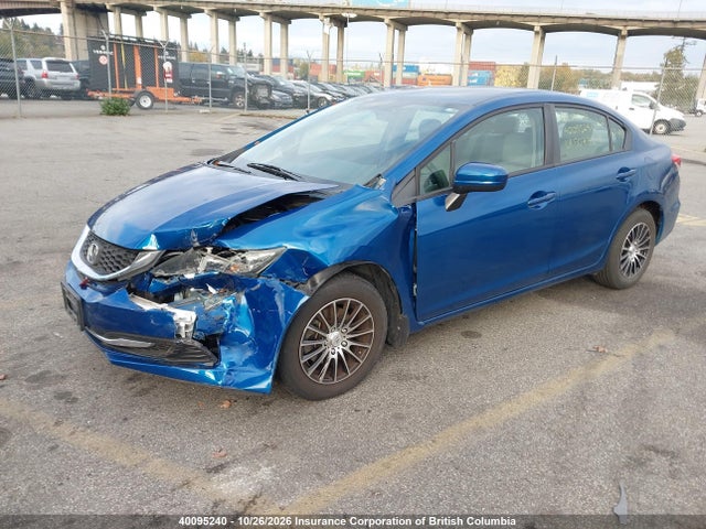 Honda Civic 2015 2HGFB2F4XFH032387 Image 2