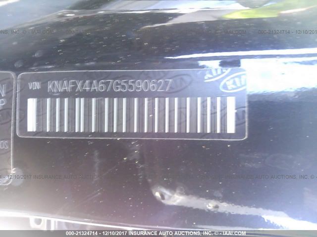 KNAFX4A67G5590627 KIA FORTE LX