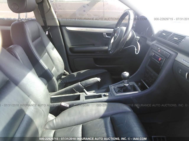 2005 AUDI A4 WAULC68E05A046109 Photo 4