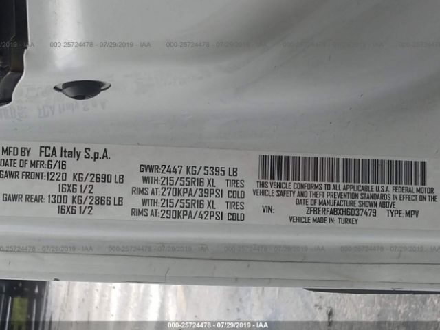 ZFBERFABXH6D37479 RAM Promaster City Tradesman