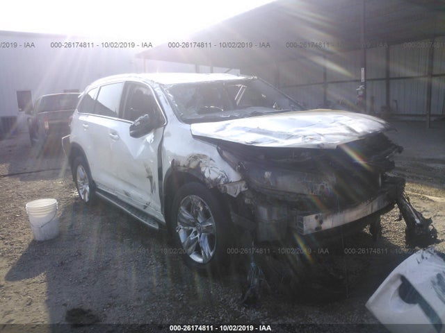 Toyota Highlander Limited 2018 5TDYZRFH9JS268750 Image 1