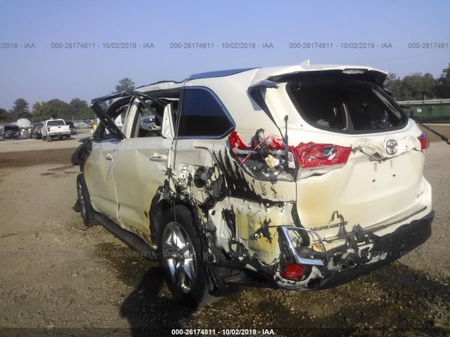 Toyota Highlander Limited 2018 5TDYZRFH9JS268750 Image 3