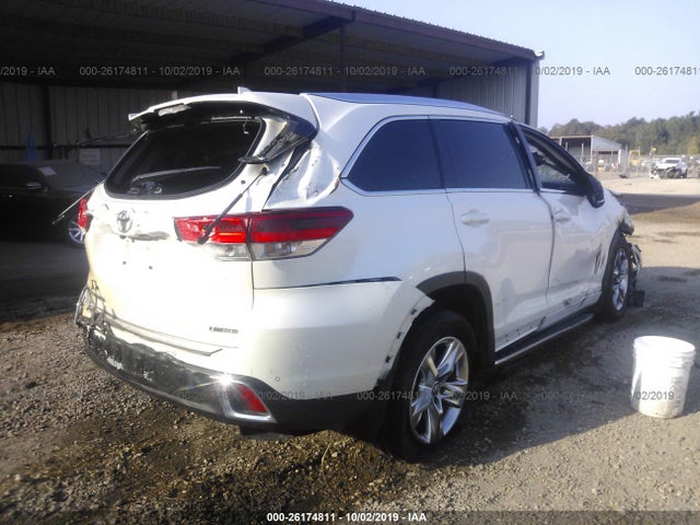 Toyota Highlander Limited 2018 5TDYZRFH9JS268750 Image 4