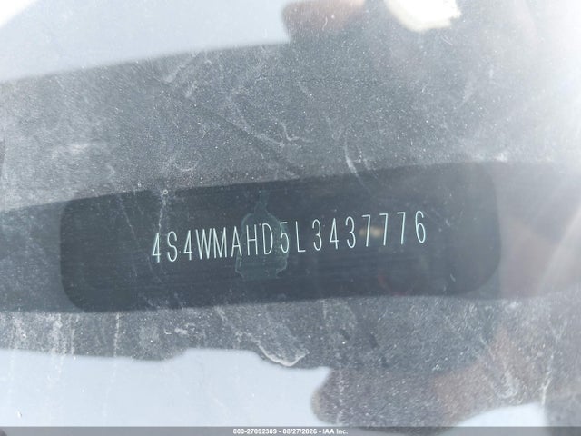 Aukcja sprzedaży 2020 Subaru Ascent Premium, vin: 4S4WMAHD5L3437776, numer aukcji: 27092389