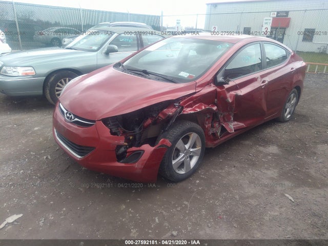 2013 HYUNDAI ELANTRA VIN: KMHDH4AE2DU796983