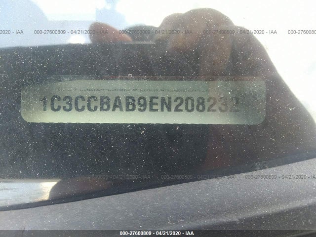 1C3CCBAB9EN208232 Chrysler 200 LX