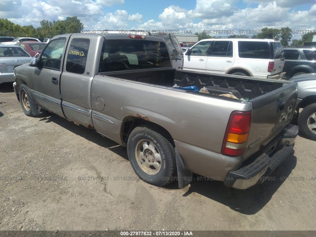 1999 GMC NEW SIERRA 1500 SLE VIN: 1GTEC19V7XZ536256