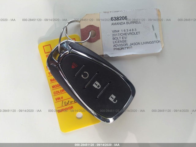 2017 Chevrolet Bolt EV, VIN: 1G1FX6S0XH4163483