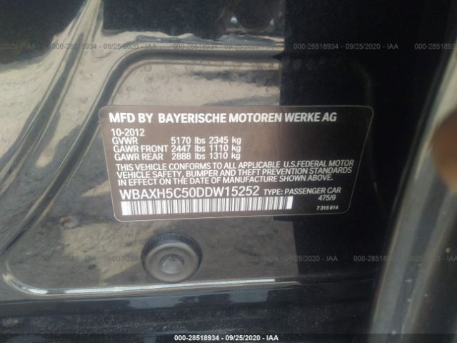 Фото: WBAXH5C50DDW15252 - 9