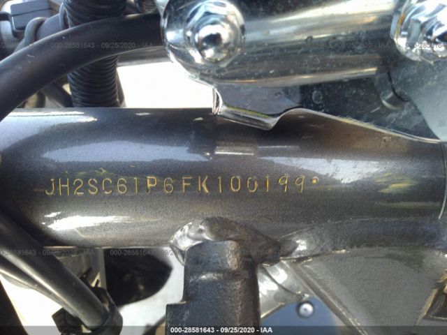 2015 HONDA VT1300 JH2SC61P6FK100199 Photo 9