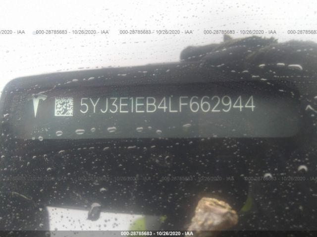 Фото: 5YJ3E1EB4LF662944 - 9