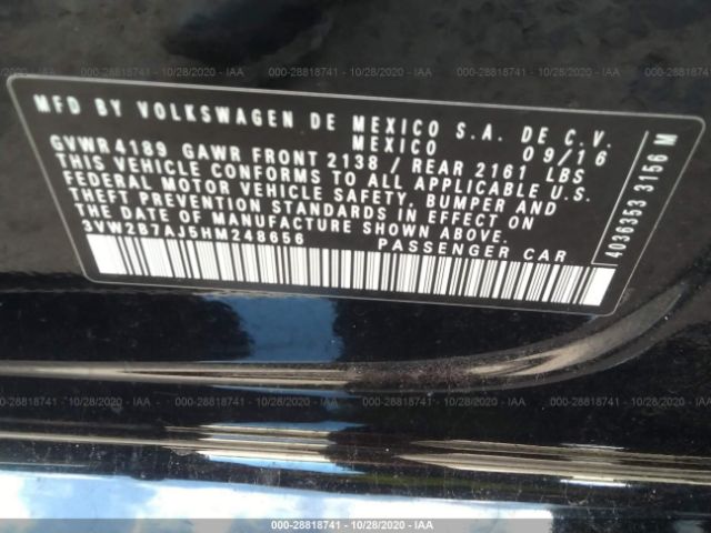 Фото: 3VW2B7AJ5HM248656 - 9