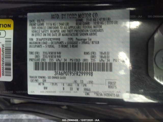 Фото: 3FA6P0T95FR299998 - 9