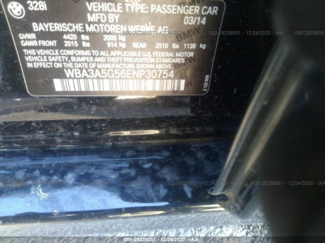WBA3A5G56ENP30754 BMW 3 Series 328i