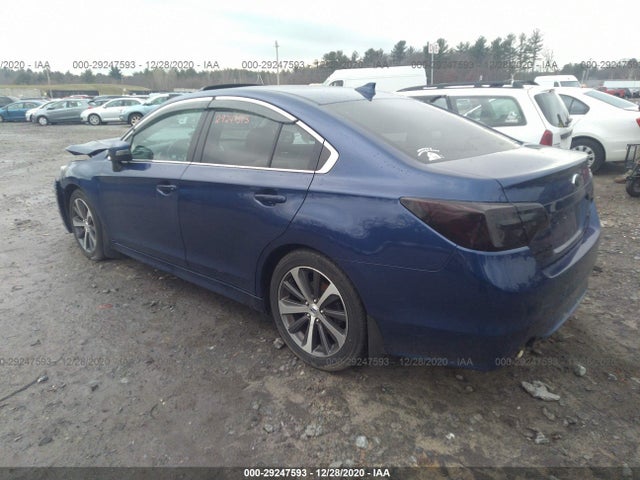2016 SUBARU LEGACY 2.5I LIMITED VIN: 4S3BNAL66G3055917
