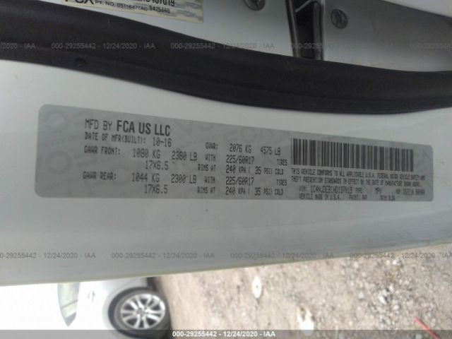 1C4NJDEB1HD137019 Jeep Compass High Altitude