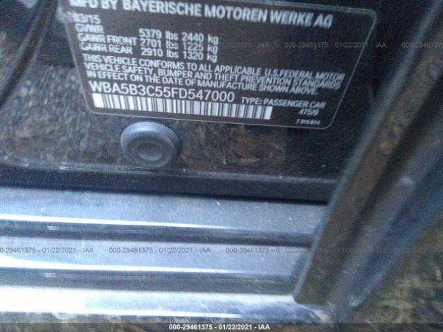 WBA5B3C55FD547000 BMW 5 Series 535i Xdrive