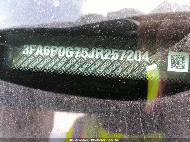 Ford FUSION S 2018 3FA6P0G75JR257204 Image 9