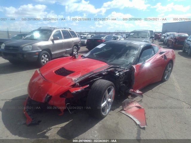 Chevrolet Corvette Stingray 3lt 2014 1G1YF2D75E5124143 Image 2