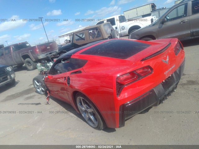 Chevrolet Corvette Stingray 3lt 2014 1G1YF2D75E5124143 Image 3