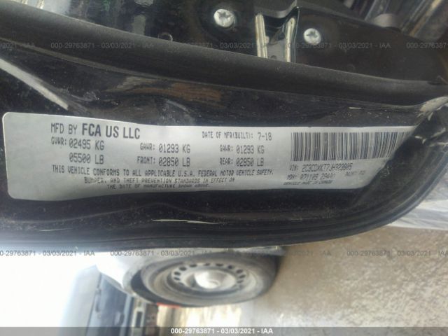 2C3CDXKT7JH323805 Dodge Charger Police Awd