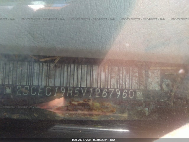 1997 CHEVROLET C/K 1500 2GCEC19R5V1267960 Photo 8