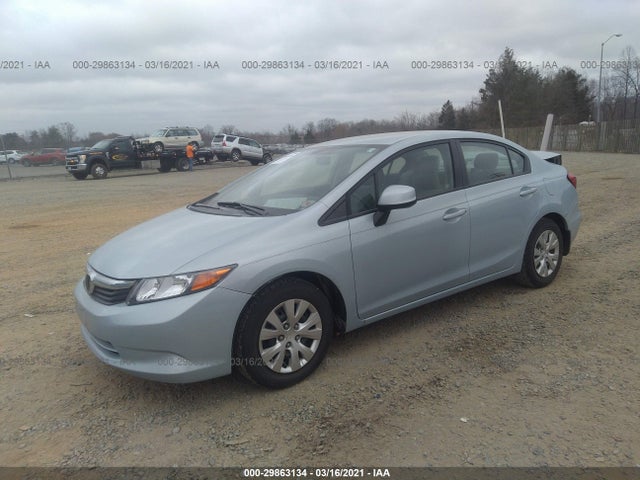 2012 HONDA CIVIC SDN LX VIN: 19XFB2F59CE347003