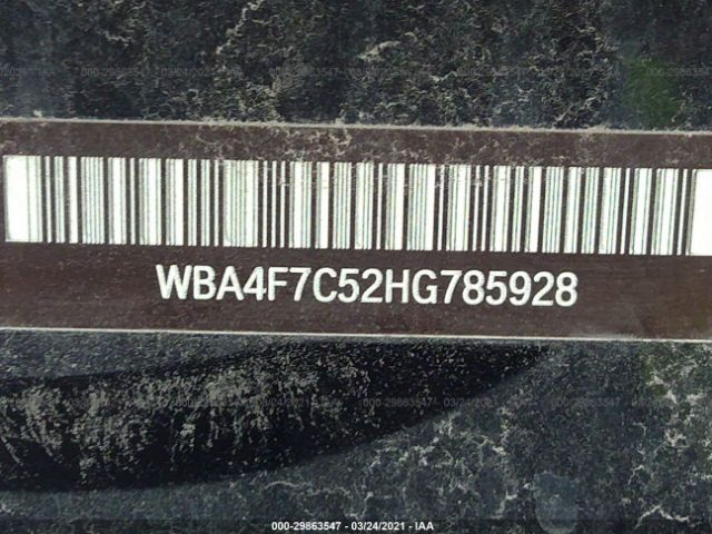 WBA4F7C52HG785928 BMW 4 Series 430i