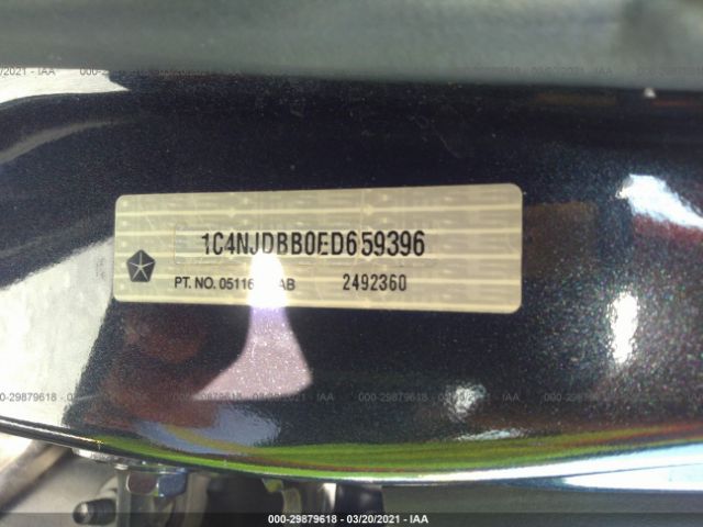 1C4NJDBB0ED659396 Jeep Compass Sport