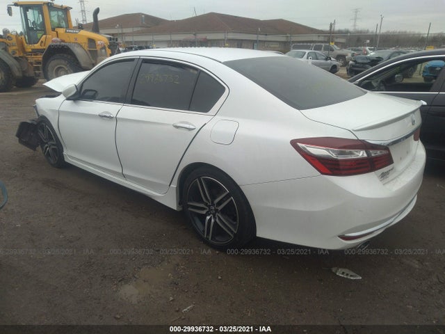 2016 HONDA ACCORD SEDAN SPORT VIN: 1HGCR2F52GA150263
