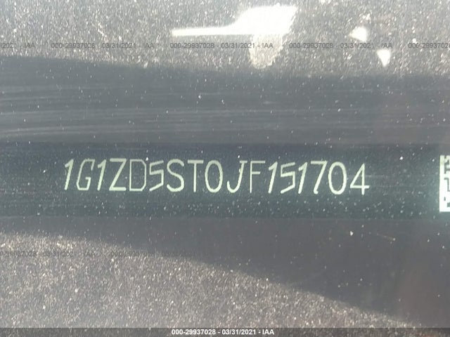 Chevrolet MALIBU LT 2018 1G1ZD5ST0JF151704 Image 9