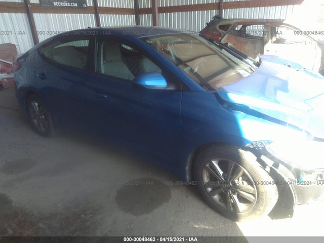 2018 HYUNDAI ELANTRA SEL VIN: 5NPD84LF9JH335621