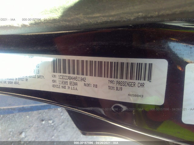Chrysler 200 Limited Platinum 2017 1C3CCCAB4HN511042 Image 9