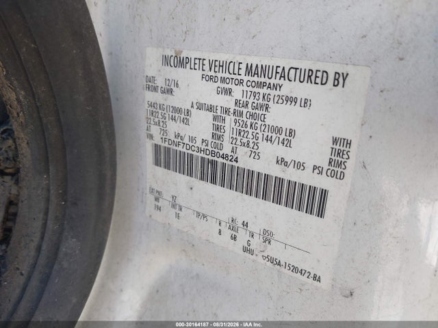 1FDNF7DC3HDB04824 Ford F-750 Diesel