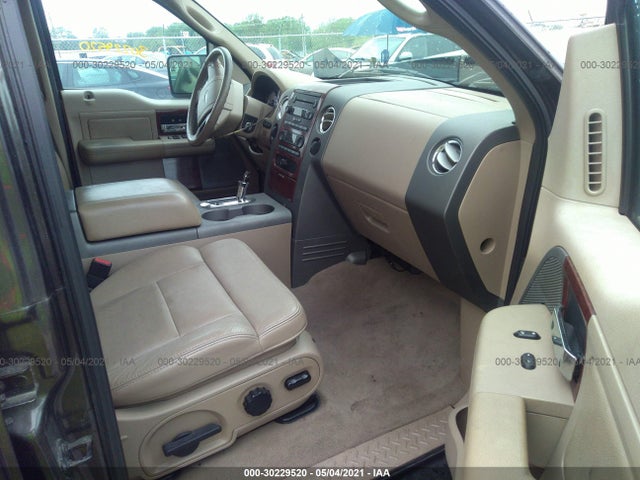 2005 FORD F-150 LARIAT VIN: 1FTPW14555FA01075