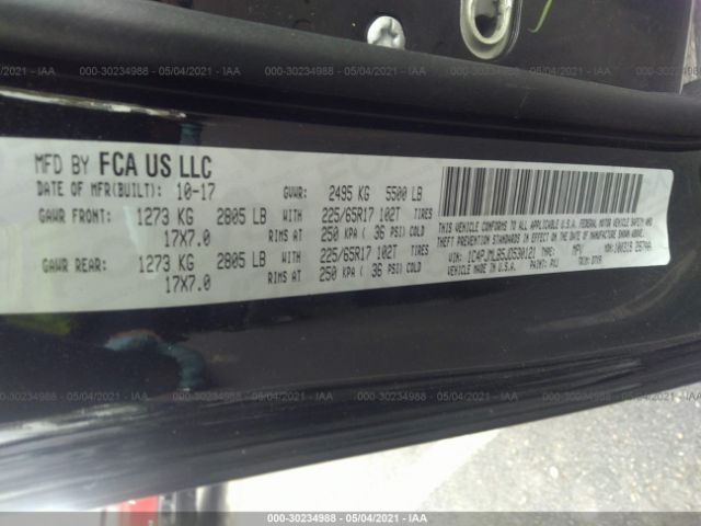 1C4PJMLB5JD530121 Jeep Cherokee Latitude Plus